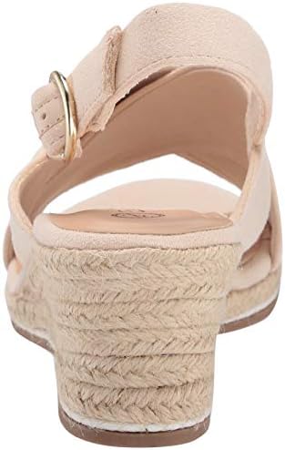 Bella Vita womens Espadrille Wedge Sandal,Cream Suede,7 W US | Image 2
