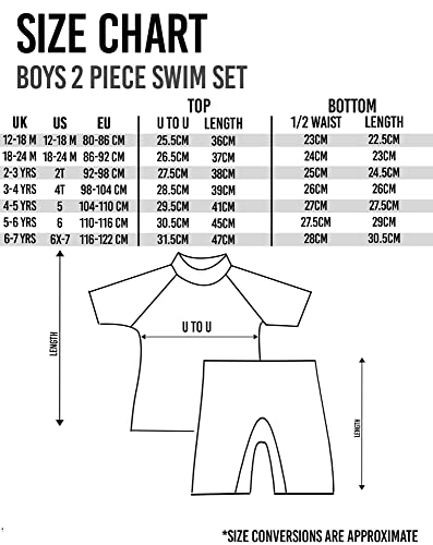 Disney Toy Story Buzz Lightyear Swimsuit Boys Two Piece Top Shorts Swim Set 4-5 Years Purple #TOP6