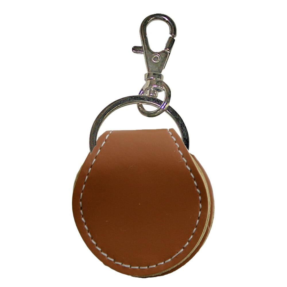 Amazon | [HERBE] 日本製 キーホルダー 牛革 コインケース 500円硬貨 電子マネー edy quicpay ライトブラウン |  小銭入れ