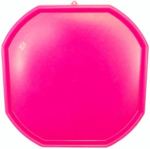 Easy Shopping® COLOUR LARGE/SMALL PLASTIC MIXING TRAY SAND WATER PLAY_BUILDER EQUIMENT Toy Sand Pool Pit Water Game Garden Beach MADE IN UK (Pink, Large)