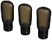 humangear GoToob Civilized Squeezable Travel Tube (Pack of 3), Black, 3-Ounce