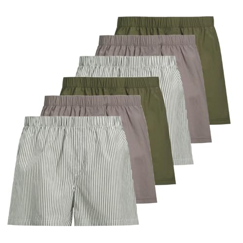JACK & JONES - Milano - Boxershorts - 6er Pack (XL Dusty Olive) JACK & JONES - Milano - Boxershorts - 6er Pack (XL Dusty Olive)