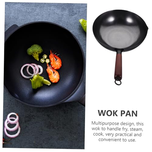 Wok de hierro forjado antiadherente STOBAZA miniatura 7
