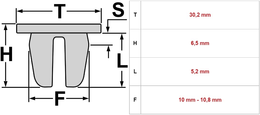 15x Hitzeschutz Befestigungs Mutter | 07146949380 : Amazon.de  