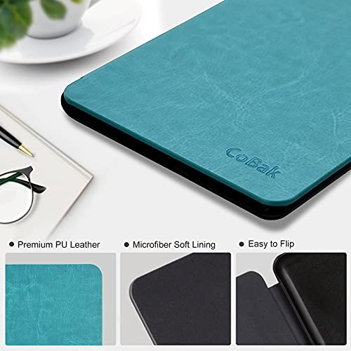 Cobak Kindle Paperwhite Case - All New Pu Leather Smart Cover With Auto Sleep Wake Feature For Kindle Paperwhite 10Th Generation 2018 Released, Sky Blue #TOP3