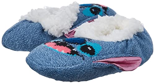 Image of Disney Women's Lilo & Stitch Teddy Fur Slipper Socks