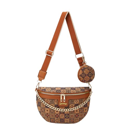 Image of Small Shoulder bag Crossbody waist bag women's chest bag Casual crossbody bag shoulder bag