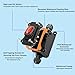GUIRUIMOON Inline Switch DC 5-24V DPST Inline Power Switch 30A Dual Side Wiring Switchs IP67 Waterproof Inline Switchs with 10 AWG Wire for Motorcycle,RV,Automotive,etc.