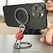 Magnetic Phone Stand & Fidget Spinner Combo– Hands-Free Holder for iPhone 12-17/MagSafe Cases – Dual Magnetic Rings, Strong Adhesion, Stress Relief Accessory for Home/Office/Travel/Gym