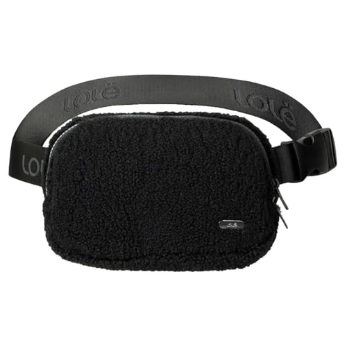 LOLË Lole - Sherpa Belt Bag, Unisex, Black, Black, Adjustable,Multipurpose