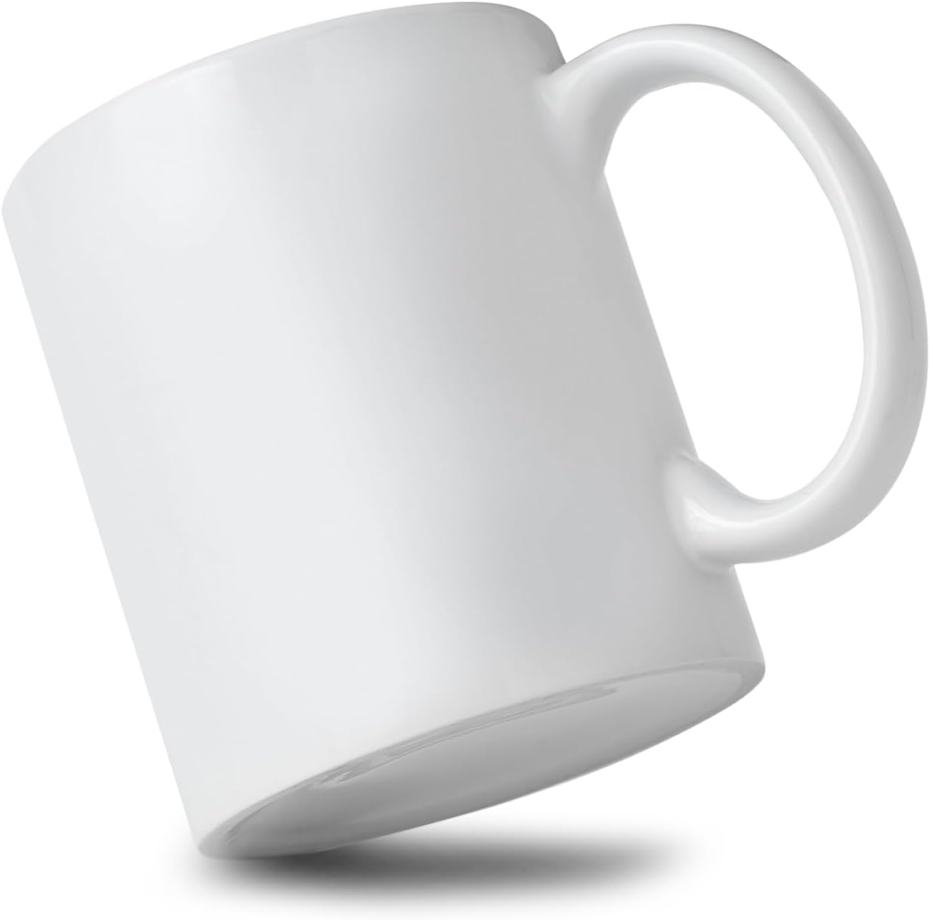 MALLOOM Mugs de Sublimation 11 oz Vierges, Lot de 12 Tasses à Café pour Sublimation, Mugs Vides Couleurs Assorties