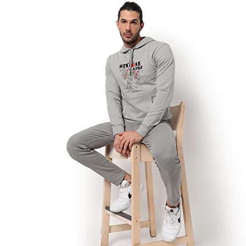 Image of CAHOOT Men's Printed Sweatshirt Regular Fit for Casual Wear | Full Sleeve | Cotton | Stylish Sweatshirt Crafted with Comfort Fit and High Performance for Everyday We