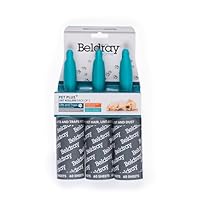 Beldray LA074416EU Pet Plus+ Paiper fusselrolle, 3-teiliges fusselroll, 60 Blatt pro Fusselroller, tierhaarroller magic lint roller, Einweg und portable lint roller, Haustierhaare auf Kleidung/Möbeln