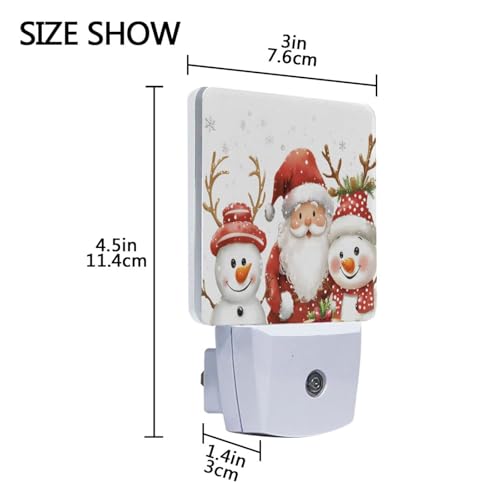 Hot Deal: Cute Christmas Snowman Night Lights 2 Pack - Image 5