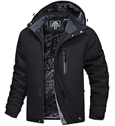 Herren Winterjacke Mit Fleece-Futter - Winddichte Outdoor Jacke