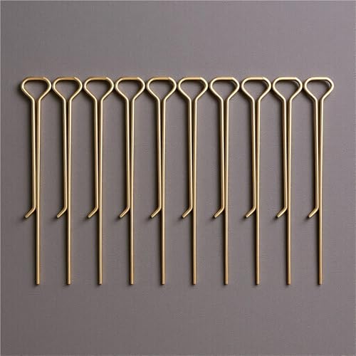 100 piezas sujetadores metálicos para mechas de vela miniatura 6