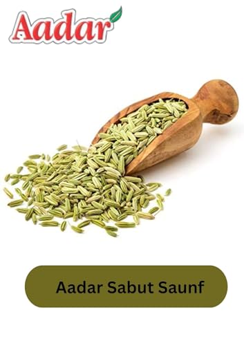 Image of Aadar Spices Whole Fennel Seeds, Aromatic Sabut Saunf for Culinary Delights - No Added Preservatives [Pack of 1, 100 Gms]