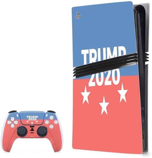 Skinit Decal Gaming Skin Compatible with PS5 Pro Bundle - Feel The Bern Outline Design