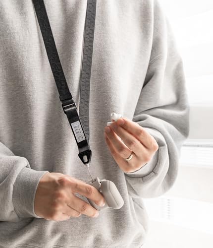 Image of Ringke Lanyard Design Strap Lettering Shoulder Neck Hand Wrist Designed for Cell Phone Cases, Keys, Cameras & ID QuikCatch Lanyard Adjustable String