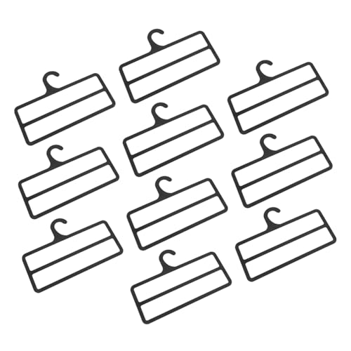 OUNONA 10pcs Scarf Hanger Multifunctional Heavy Duty Plastic Organizer Rack for Clothes Display