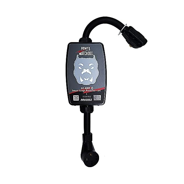 Power Watchdog PWD50EPO, Bluetooth Surge Protector with Auto Shutoff, 50 Amp, Portable