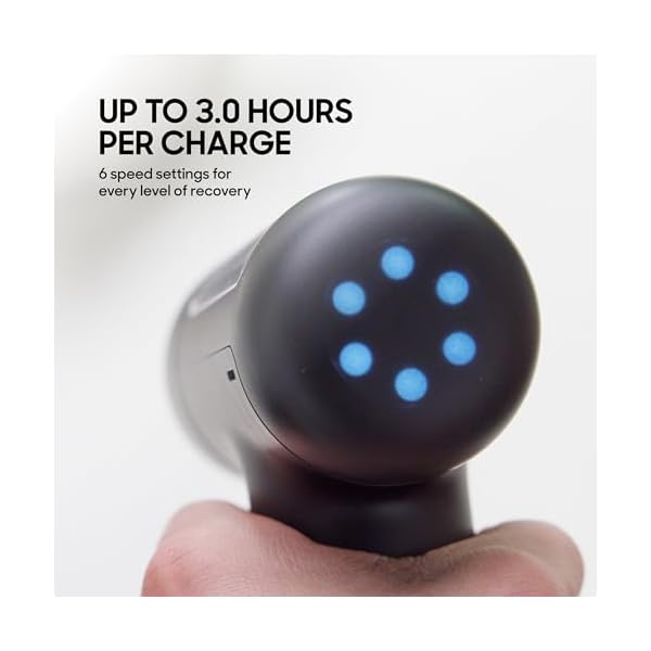 Sharper Image Powerboost Circuit Premium Deep Tissue Percussion Massage Gun - Image 5