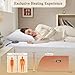 Beautyrest Cotton Heated Mattress Pad - Bed Warmer with 20 Heat Settings Controller, Auto Shut Off Timer, All Around Elastic Deep Pocket, UL Certified, Machine Washable, White Full