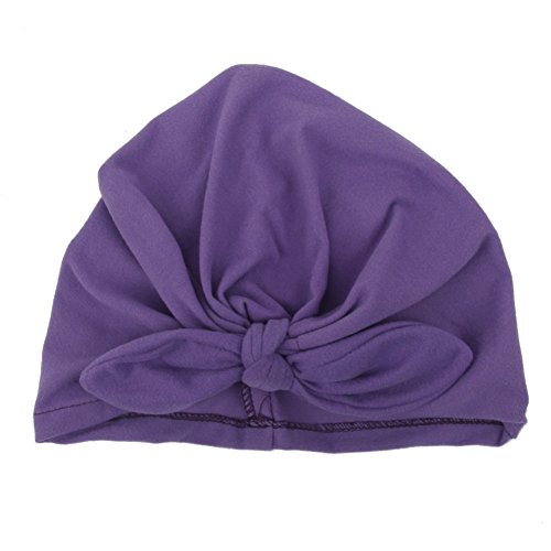 Qandsweet Baby Girl Hats Infant Toddler Cotton Caps Rabbit Ear Style Turban 3-36 Months #TOP7
