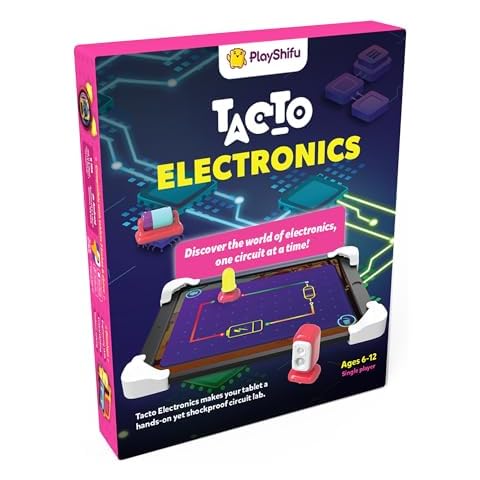 PlayShifu Tacto Electronics - Real Figurines, Digital Games | Tinkering Game Set for Kids | STEM Toy Gift for Boys & Girls Ages 6 to 12 Years (App Based, Tablet not Included) Cover