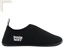 Sapatinha Tenis Infantil Antiderrapente Praia Piscina Duck Way (19/20, Preto)