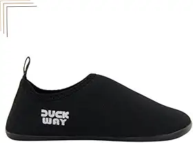 Sapatinha Tenis Infantil Antiderrapente Praia Piscina Duck Way (19/20, Preto)