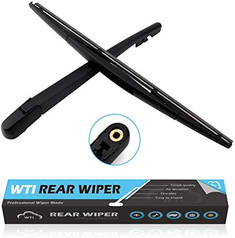 WTI Rear Wiper Arm Blade Set Compatible With Honda CRV 2007-2011 CR-V SUV Rear Windshield Window Wiper Kits Assembly New Replacement Accessories Parts Fit 76720SWA003 76720-SWA-003