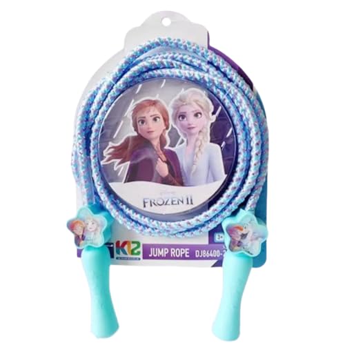 FEIFEI'S BOW Elsa Springseil, Prinzessinnen-Superhelden-Springseil, Baumwolle, verstellbar, für Outdoor-Übungen