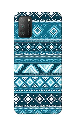 Image of PRINTFIDAA Coloured Tribal Pattern Hard Back Cover for Poco M3 Back Cover -(P6) KAT1008