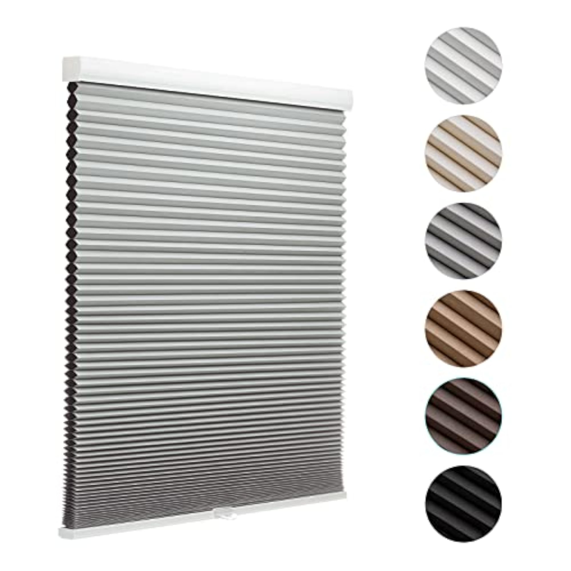 Custom Cordless Blackout Cellular Shades for Windows