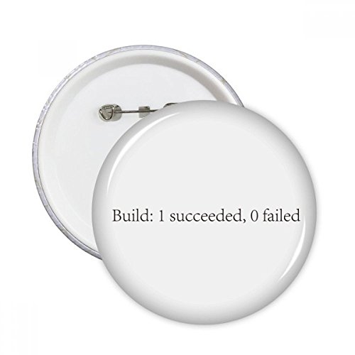 Badge bouton création informatique comme idée cadeau pour développeur et amateur de code L 5pcs