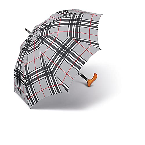 Parapluie cannes automatique grand diamètre Long AC Stütz Fritz gris