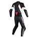 Dainese-AVRO D2 2 PCS Mono , Negro/Blanco/Rojo-Fluo, Talla 52