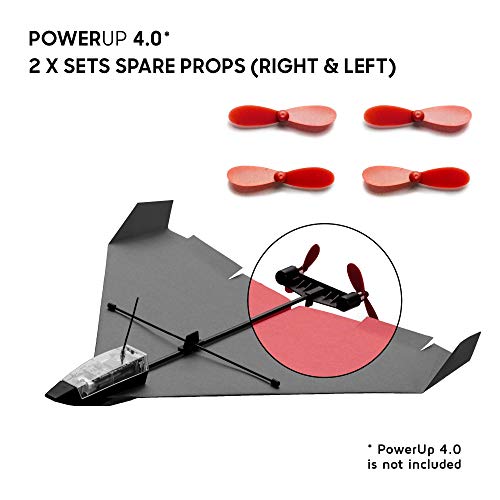 Image of PowerUp Spare Parts Kit for POWERUP 4.0 - Extra Parts for The POWERUP 4.0 Flying Smartphone-Powered Paper Plane Kit.