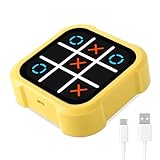 Tic Tac Toe Bolt Game, Electronic 4-in-1 Handheld Puzzle Game Console, Portable Infinite TicTacToe Travel Game for Educational and Memory Growth， Family, Toys Board Games for Kids and Adults