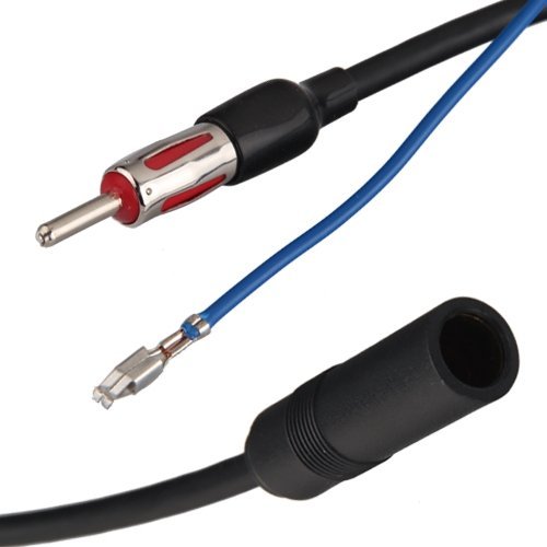 Antenna FM/AM Radio Universale Nero 12V per Auto