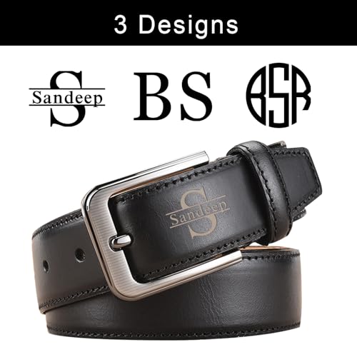 Personalized Belts for Men Custom Leather Belts Engraved Name for Husband Boyfriend3