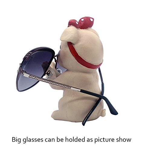 Puppy Dog Glasses Holder Stand Eyeglass Retainers Sunglasses Display Cute Animal Design Decoration (Pug) #TOP2