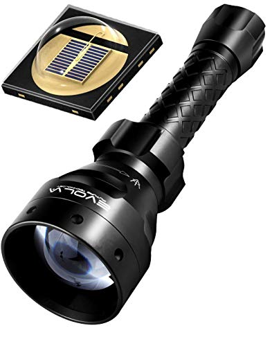 T67 IR 850nm IR Light Illuminator Infrared Led Flashlight 67mm Lens IR Torch for Long Rang Night Vision Scope Hunting (Torch Only)