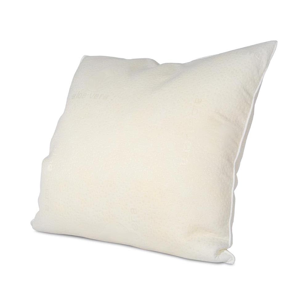 Olympe Literie | Lot de 2 Oreillers Ergonomiques à Mémoire de Forme 60x60 cm – Flocons de Mousse, Soutien Cervical, Anti-Pression, Indéformables – Tissu Stretch Oekotex & Flocons CertiPUR
