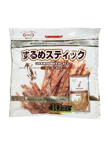 Maruesu Seasoned and Dried Squid Jerky 16.90oz (1.69oz x 10)