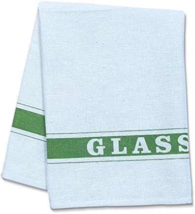 A & B TRADERS Cotton Rich Printed Glass Cloths | Alternative To Tea Towels | Pack of 10