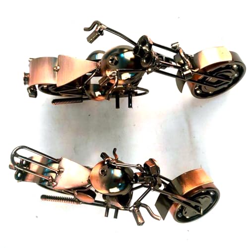 JUXVIXO Motorcycle Decor 2 Pack, Copper Color (M1A,M127A)