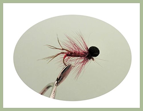 Lot De 6 Mouches De Pêche Olive Waggle Tail - Taille 10 - Pour Truite, Haut De Gamme