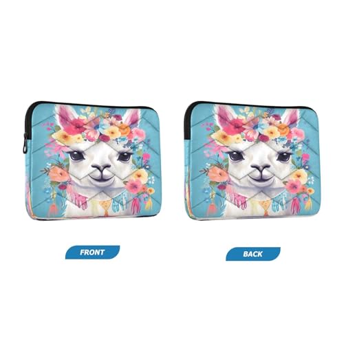 Funda para portátil Floral Llama 13-14 pulgadas miniatura 2